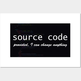 Source code provided Posters and Art